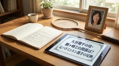 大谷翔平の母・鶴ヶ峰との関係は？元バドミントン選手の足跡