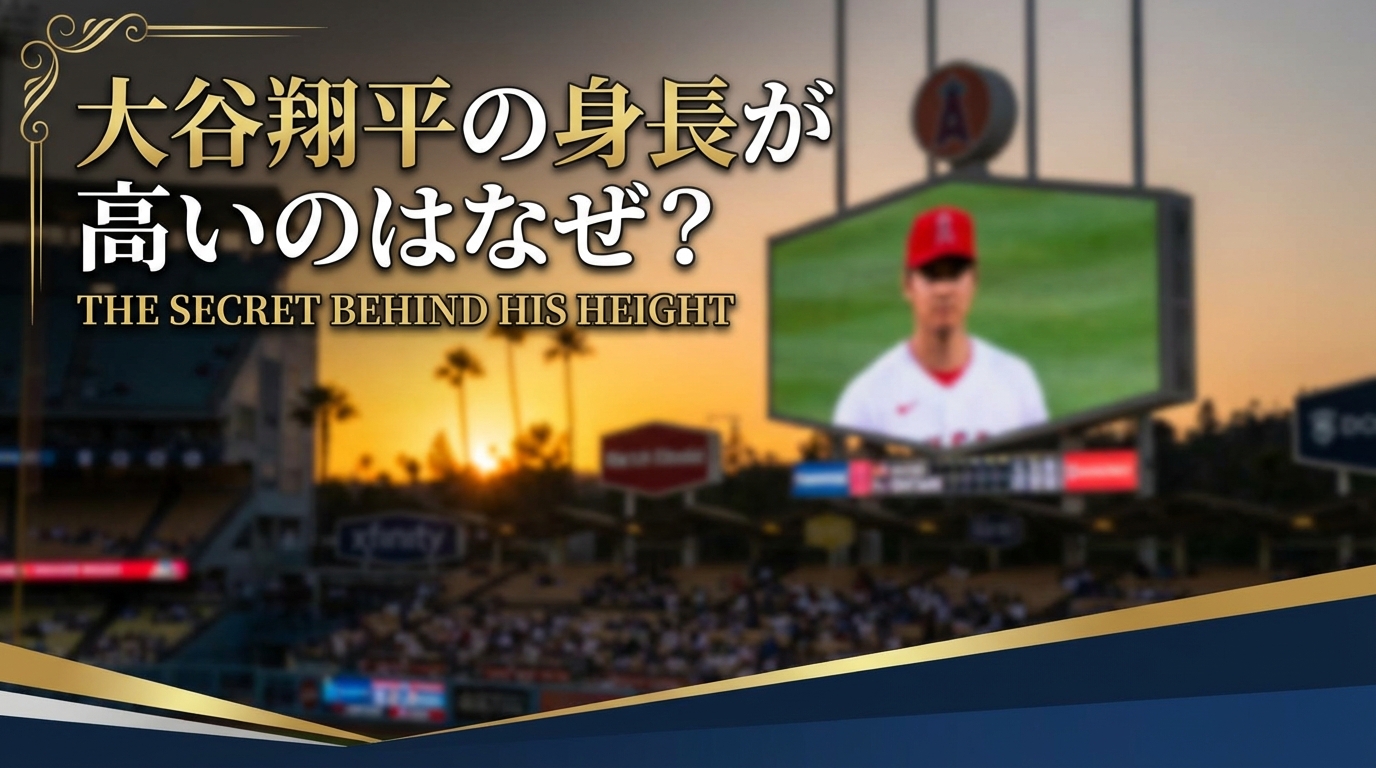 大谷翔平の身長が高いのはなぜ？