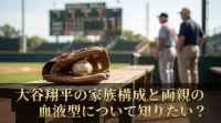 大谷翔平の家族と両親の血液型について知りたい？