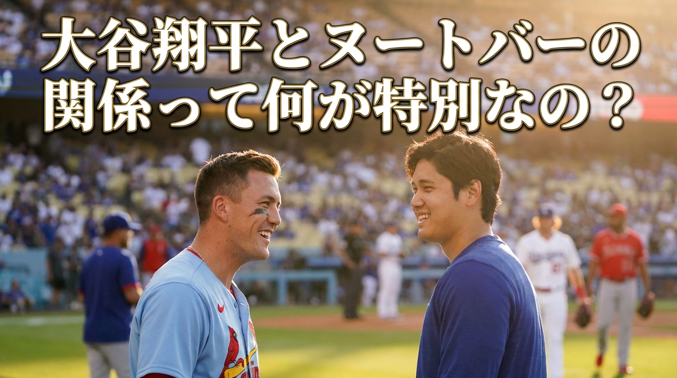 大谷翔平とヌートバーの関係って何が特別なの？