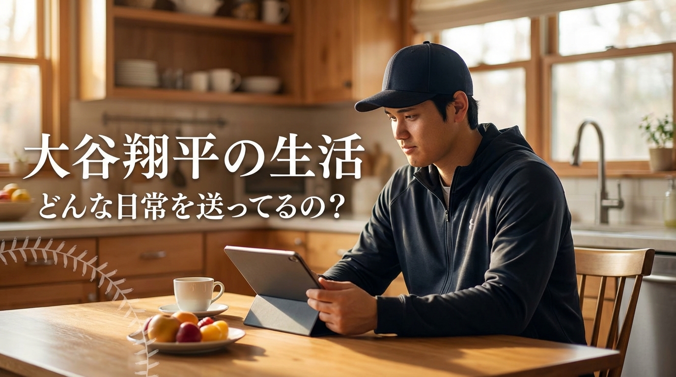 大谷翔平の生活ってどんな日常を送ってるの?