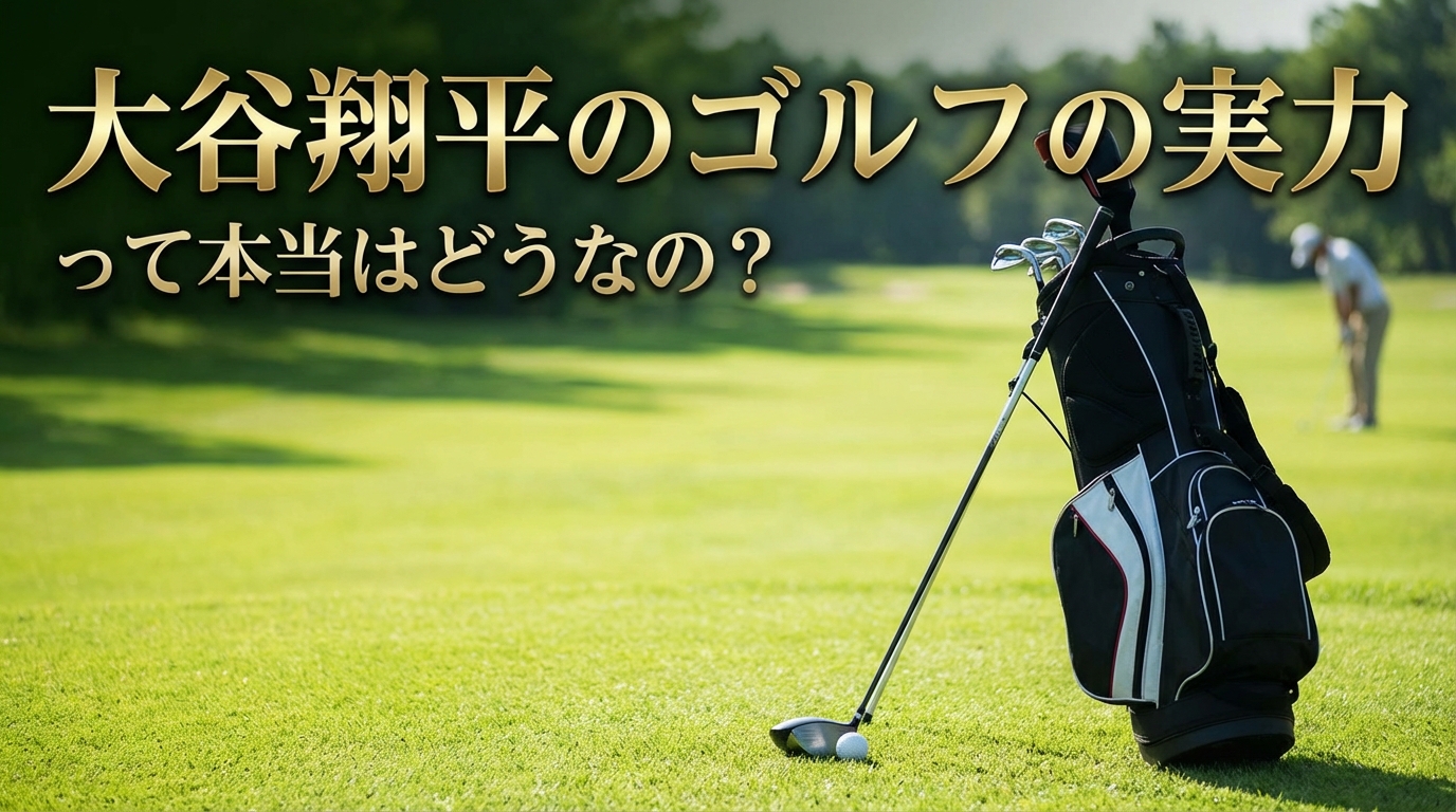 大谷翔平のゴルフの実力って本当はどうなの？