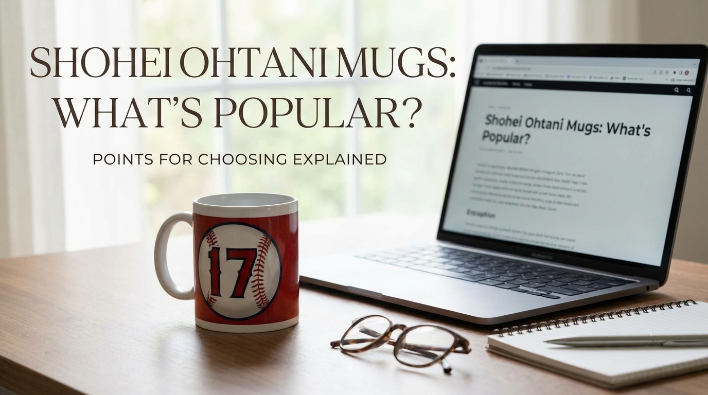 大谷翔平のマグカップって何が人気？選ぶ時のポイントを解説
