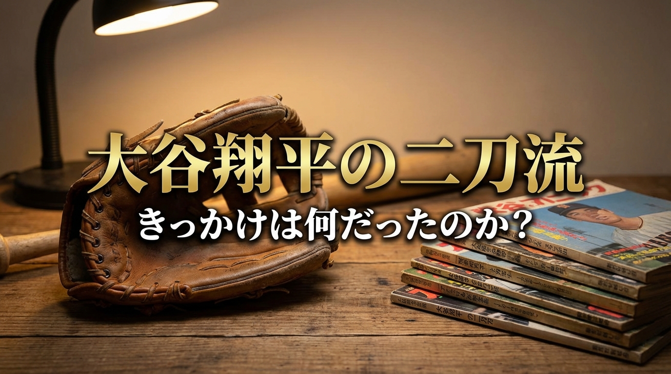 大谷翔平の二刀流のきっかけは何だったのか？