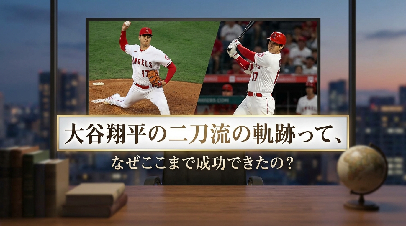 大谷翔平の二刀流の軌跡って、なぜここまで成功できたの？
