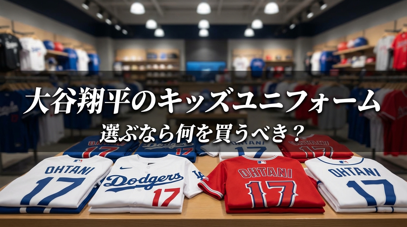 大谷翔平のキッズユニフォームを選ぶなら何を買うべき？
