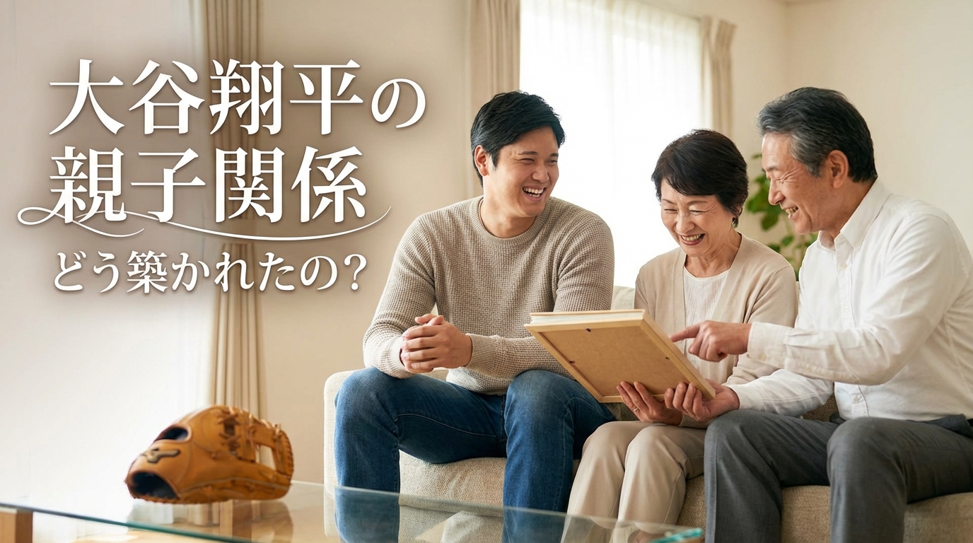 大谷翔平の親子関係ってどう築かれたの？