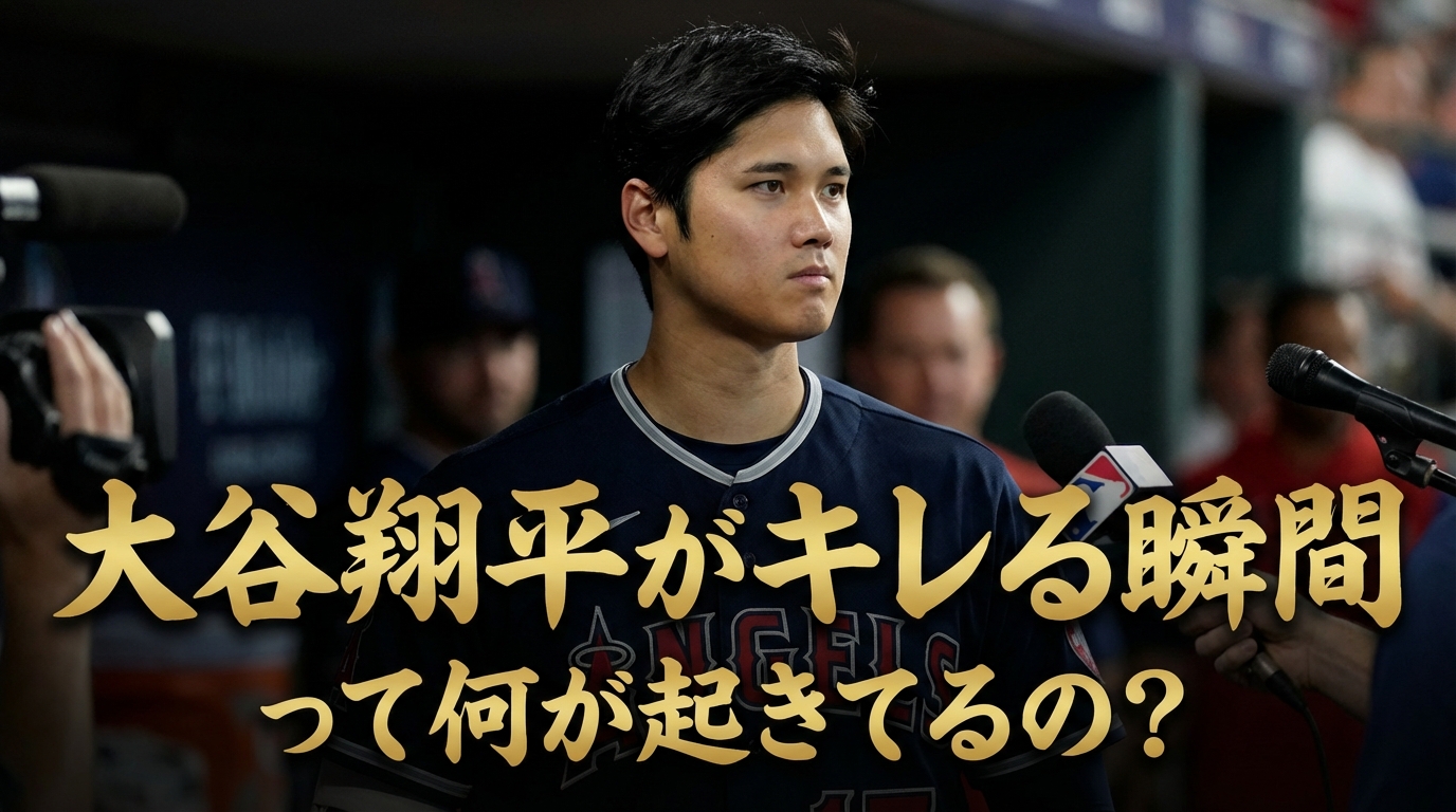 大谷翔平がキレる瞬間って何が起きてるの？
