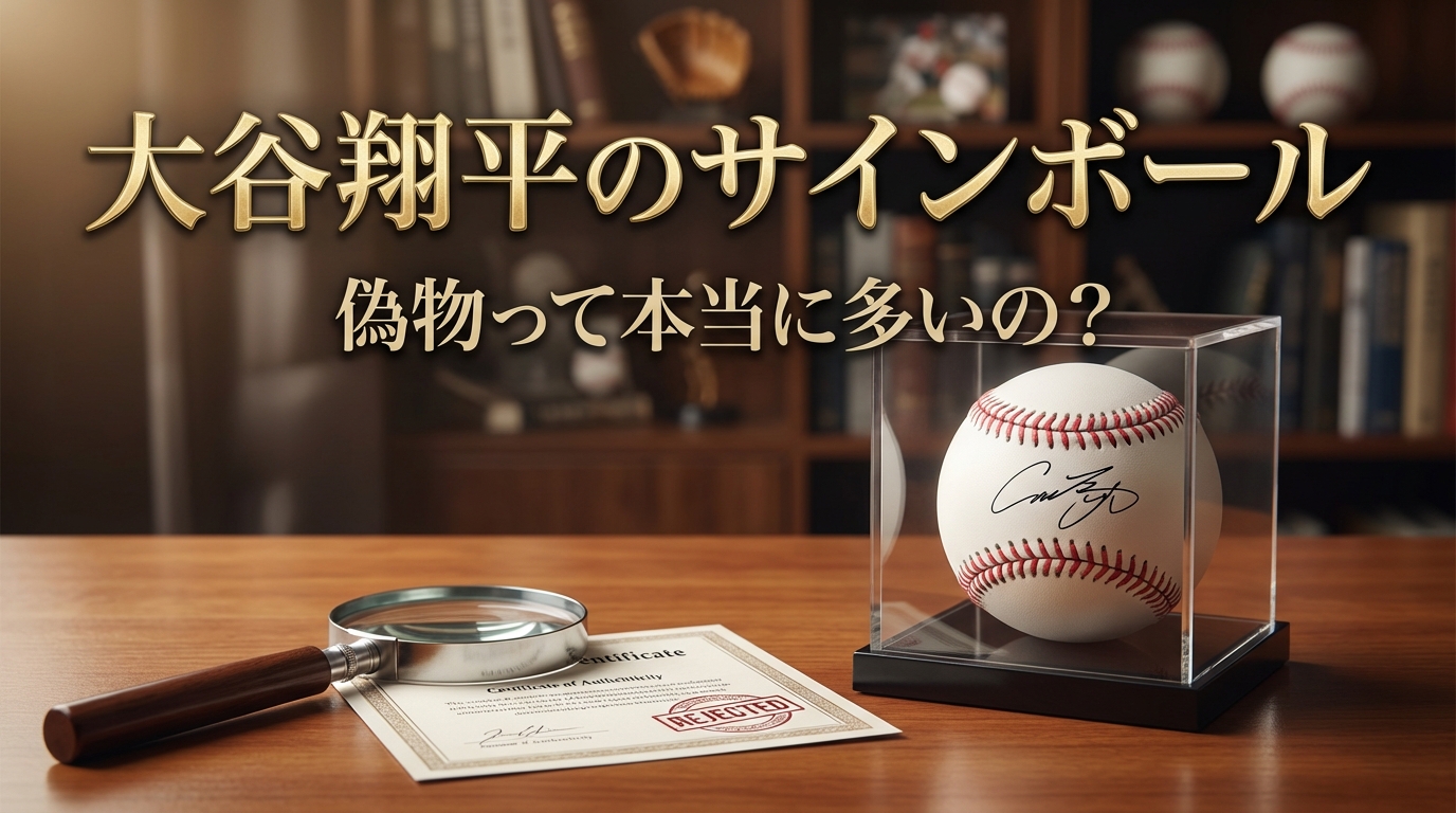 大谷翔平のサインボール偽物って本当に多いの？