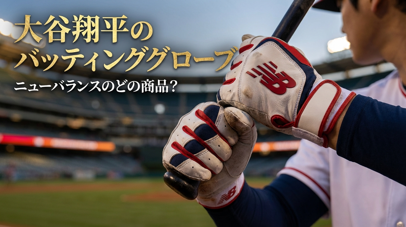 大谷翔平のバッティンググローブはニューバランスのどの商品？