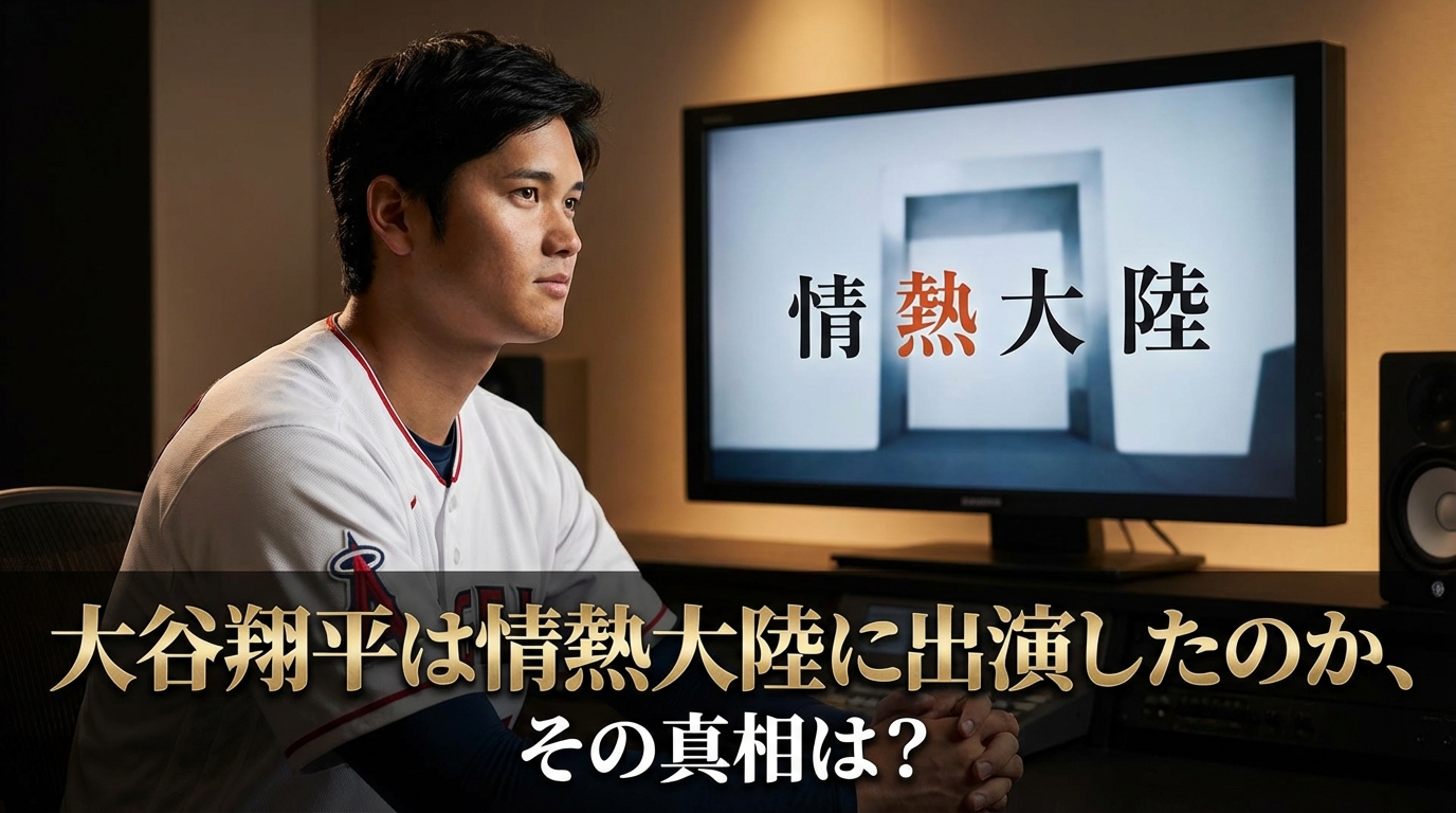 大谷翔平は情熱大陸に出演したのか、その真相は？