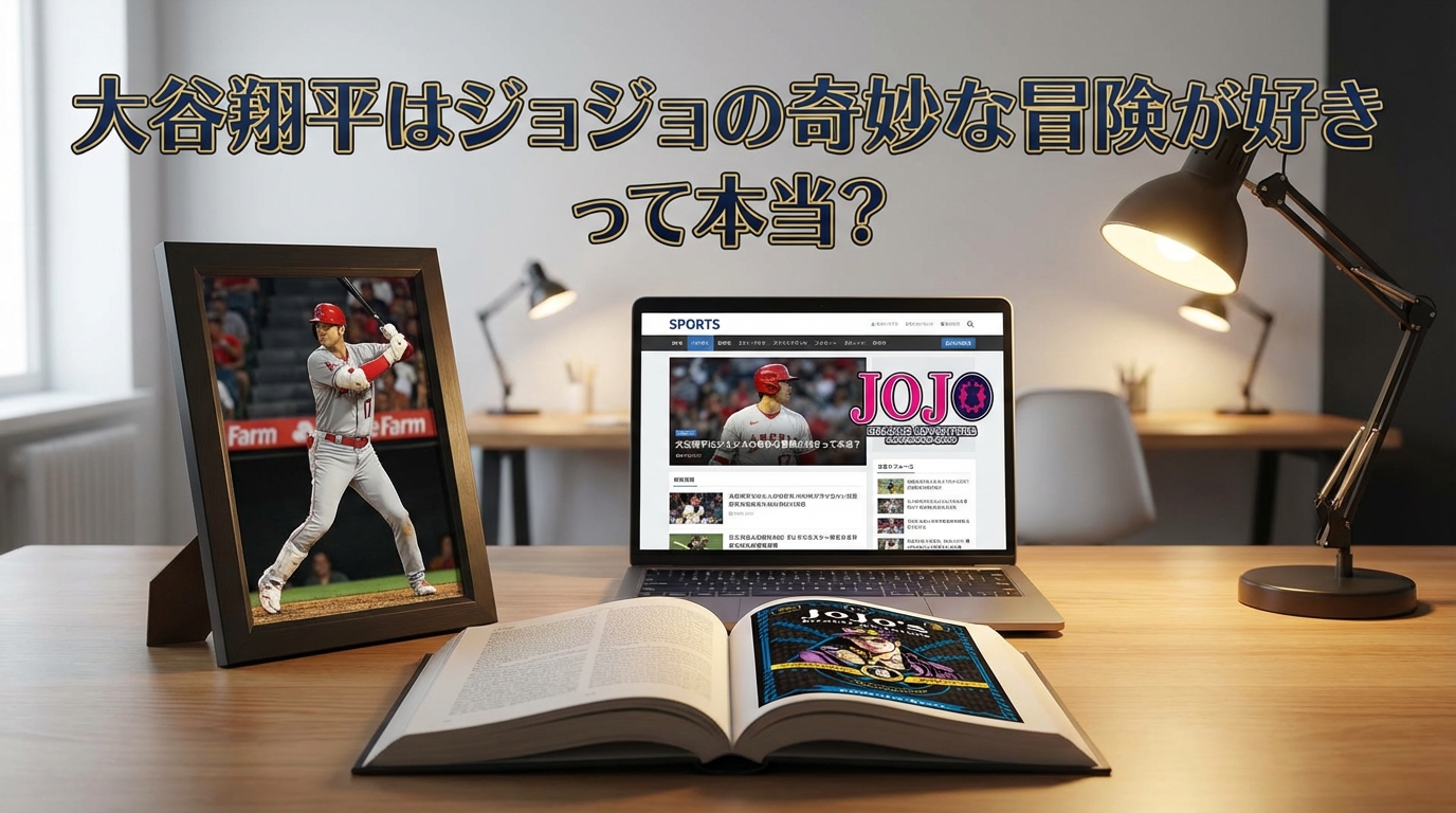 大谷翔平はジョジョの奇妙な冒険が好きって本当？