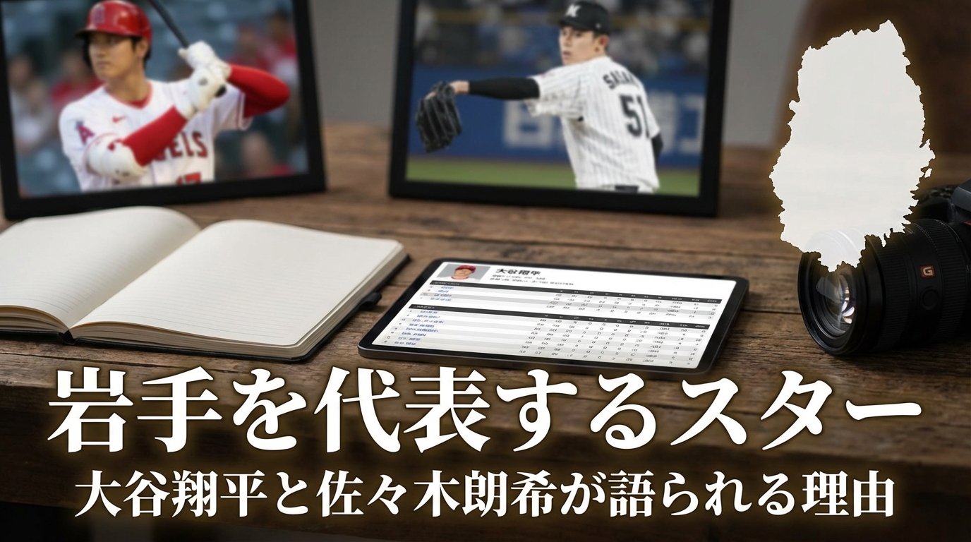 大谷翔平と佐々木朗希が岩手を代表するスターとして語られるのはなぜ？