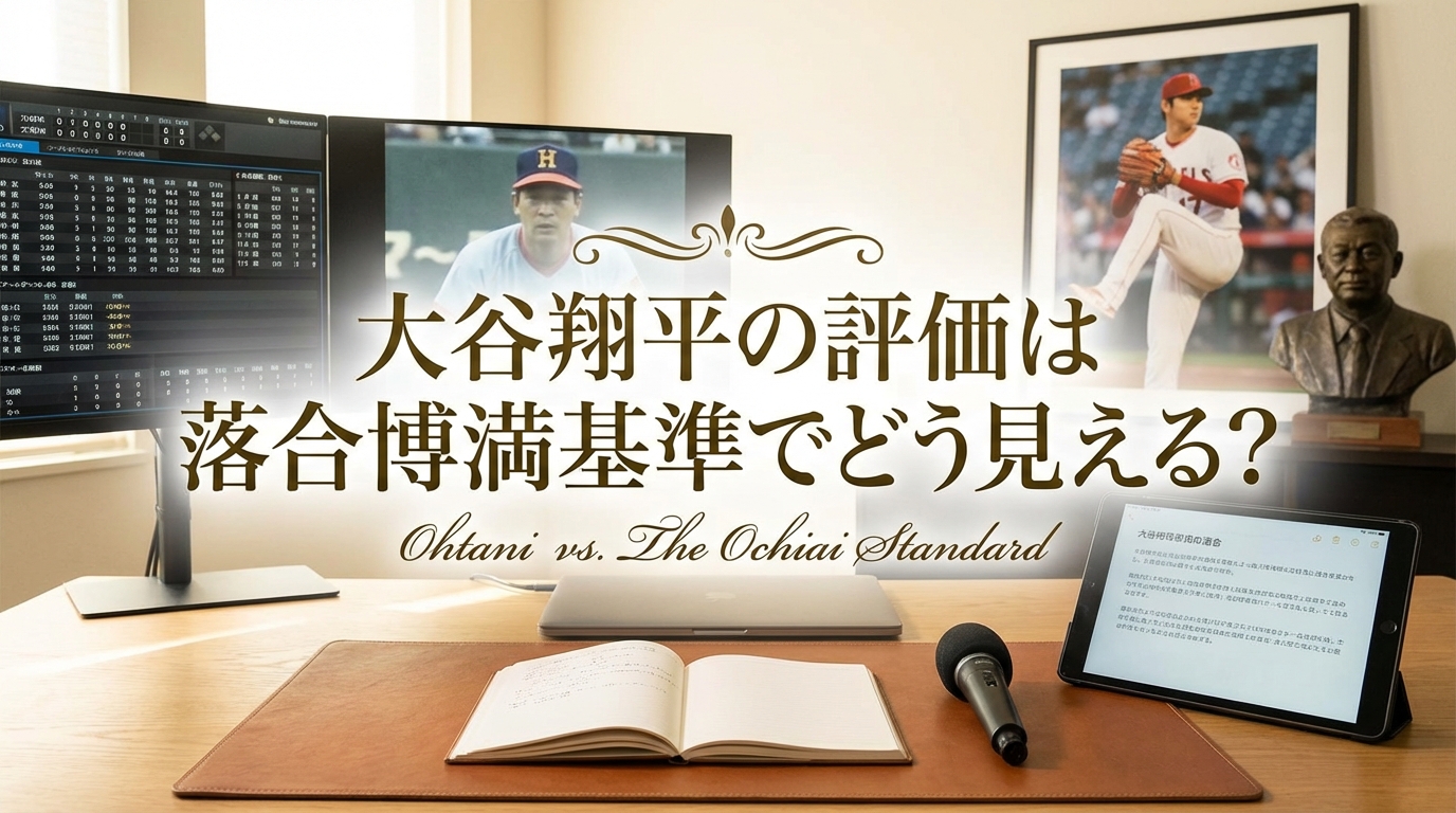 大谷翔平の評価は落合博満基準でどう見える?