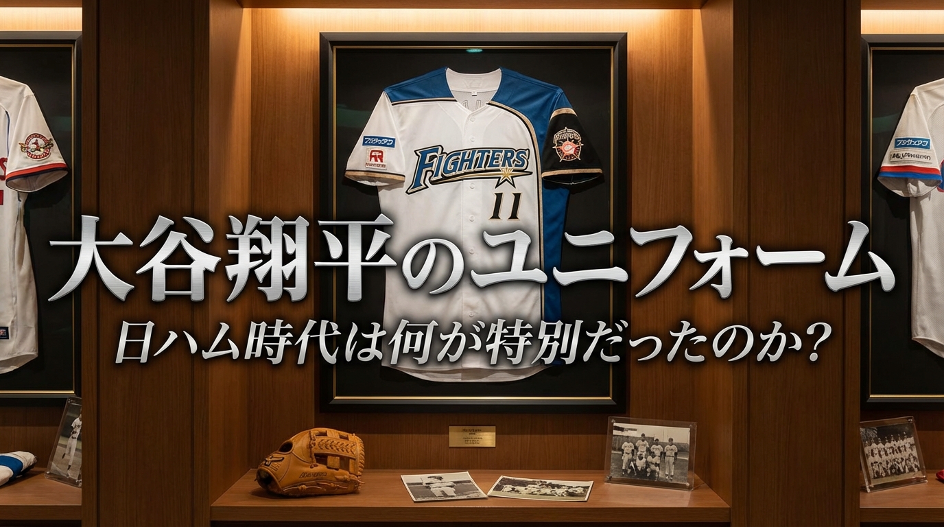 大谷翔平のユニフォーム、日ハム時代は何が特別だったのか？
