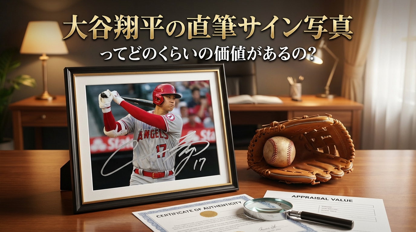 大谷翔平の直筆サイン写真ってどのくらいの価値があるの？