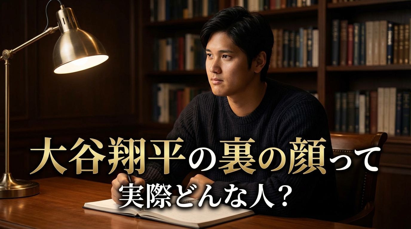 大谷翔平の裏の顔って実際どんな人？