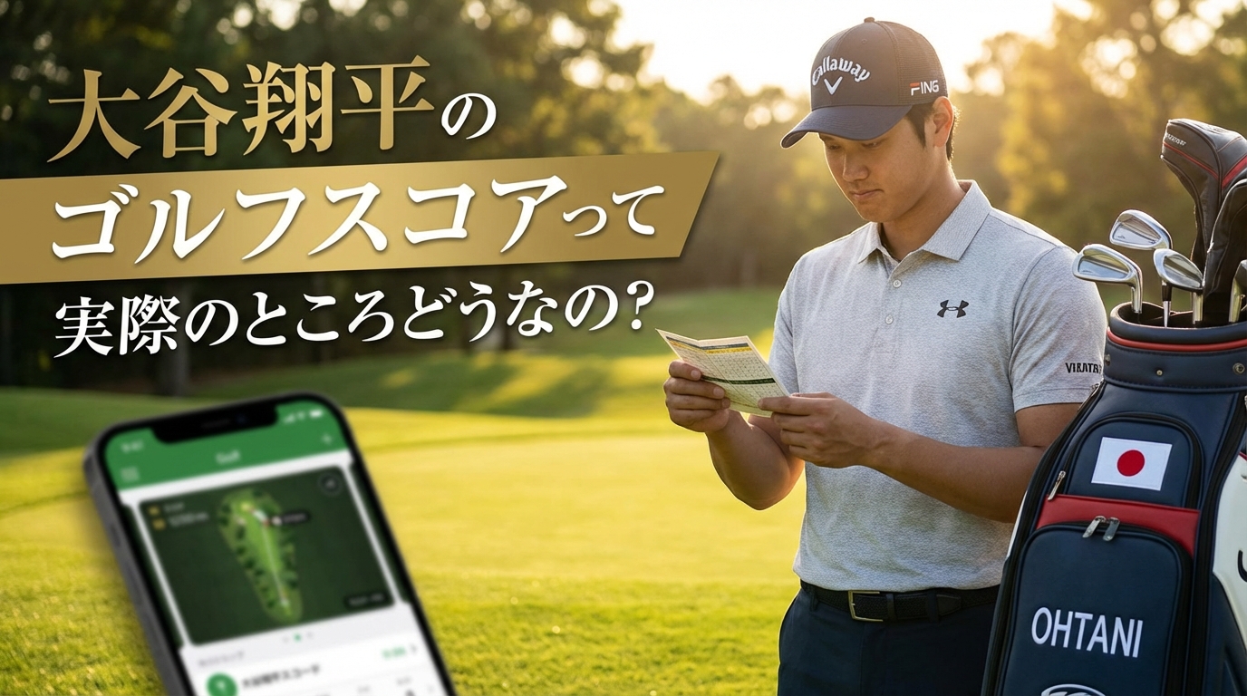 大谷翔平のゴルフスコアって実際のところどうなの？