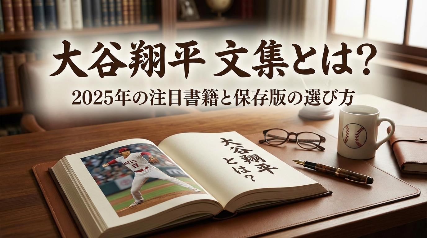 大谷翔平 文集とは?2025年の注目書籍と保存版の選び方