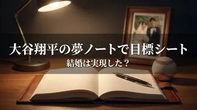 大谷翔平の夢ノートで目標シート結婚は実現した?