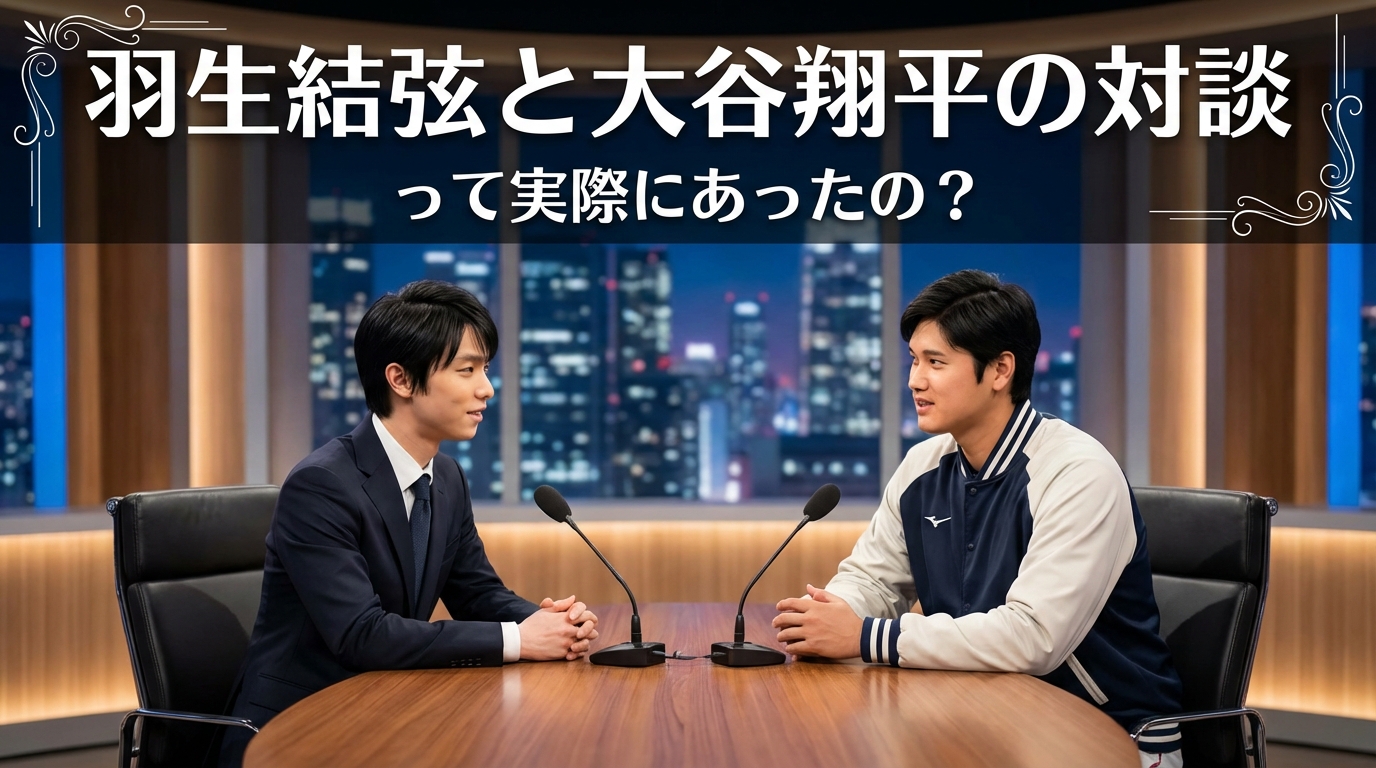 羽生結弦と大谷翔平の対談って実際にあったの？