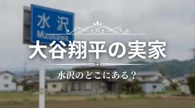 大谷翔平の実家は水沢のどこにある？