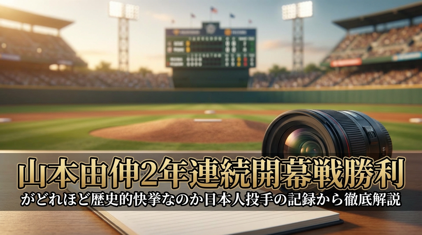 山本由伸2年連続開幕戦勝利がどれほど歴史的快挙なのか日本人投手の記録から徹底解説