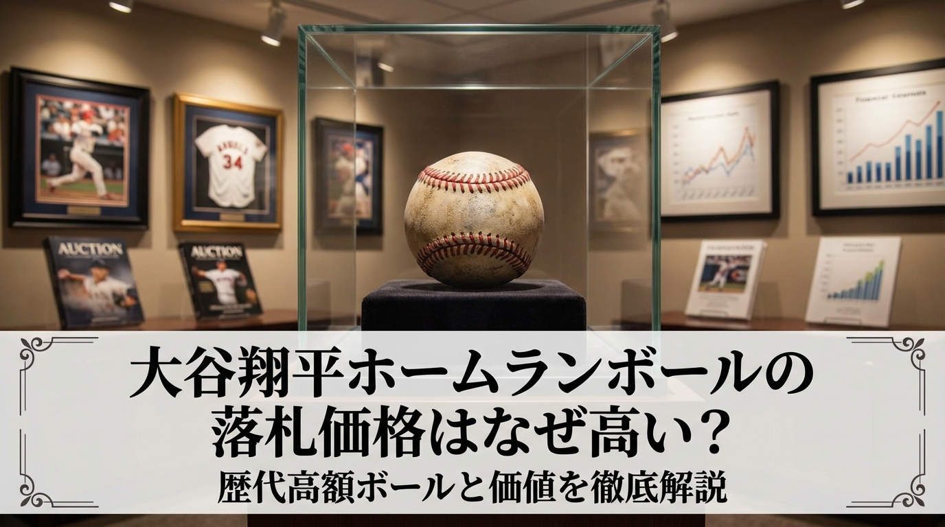 大谷翔平ホームランボールの落札価格はなぜ高い?歴代高額ボールと価値を徹底解説