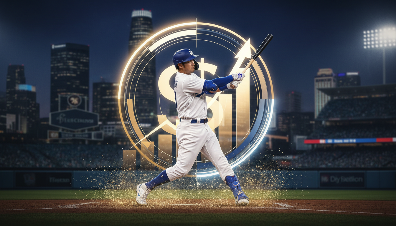 大谷翔平の生涯年収は約1075億円、スポンサー収入で1500億円超の可能性