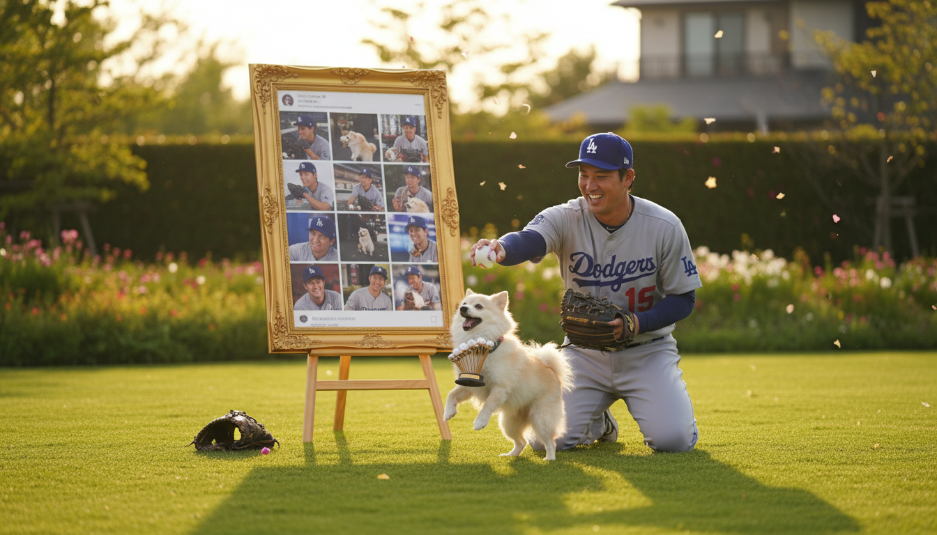 インスタグラムで公開される大谷選手の「親バカぶり」がファンの心を掴む