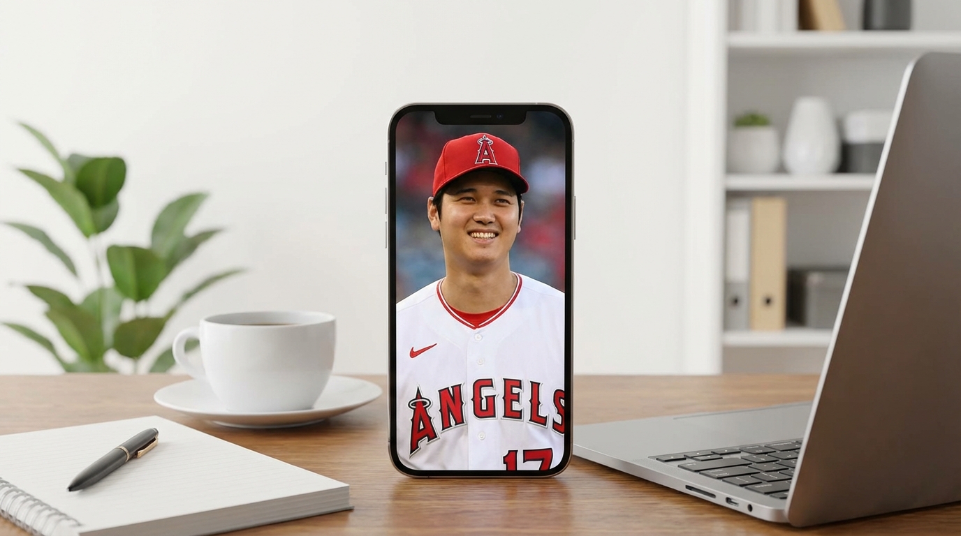 大谷翔平の笑顔を待ち受けにすれば、毎日が前向きになる