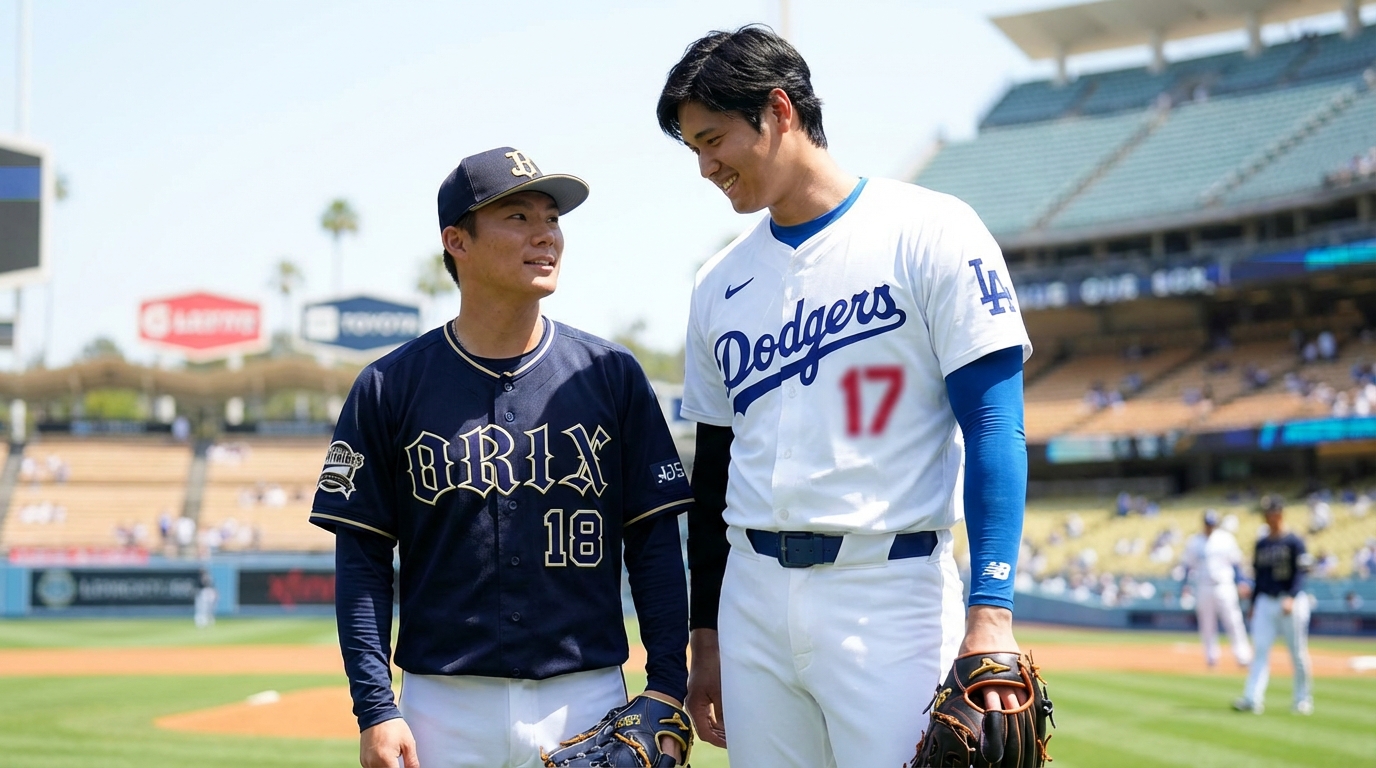 大谷翔平さんの公式身長は193cm、体重は95kg前後です