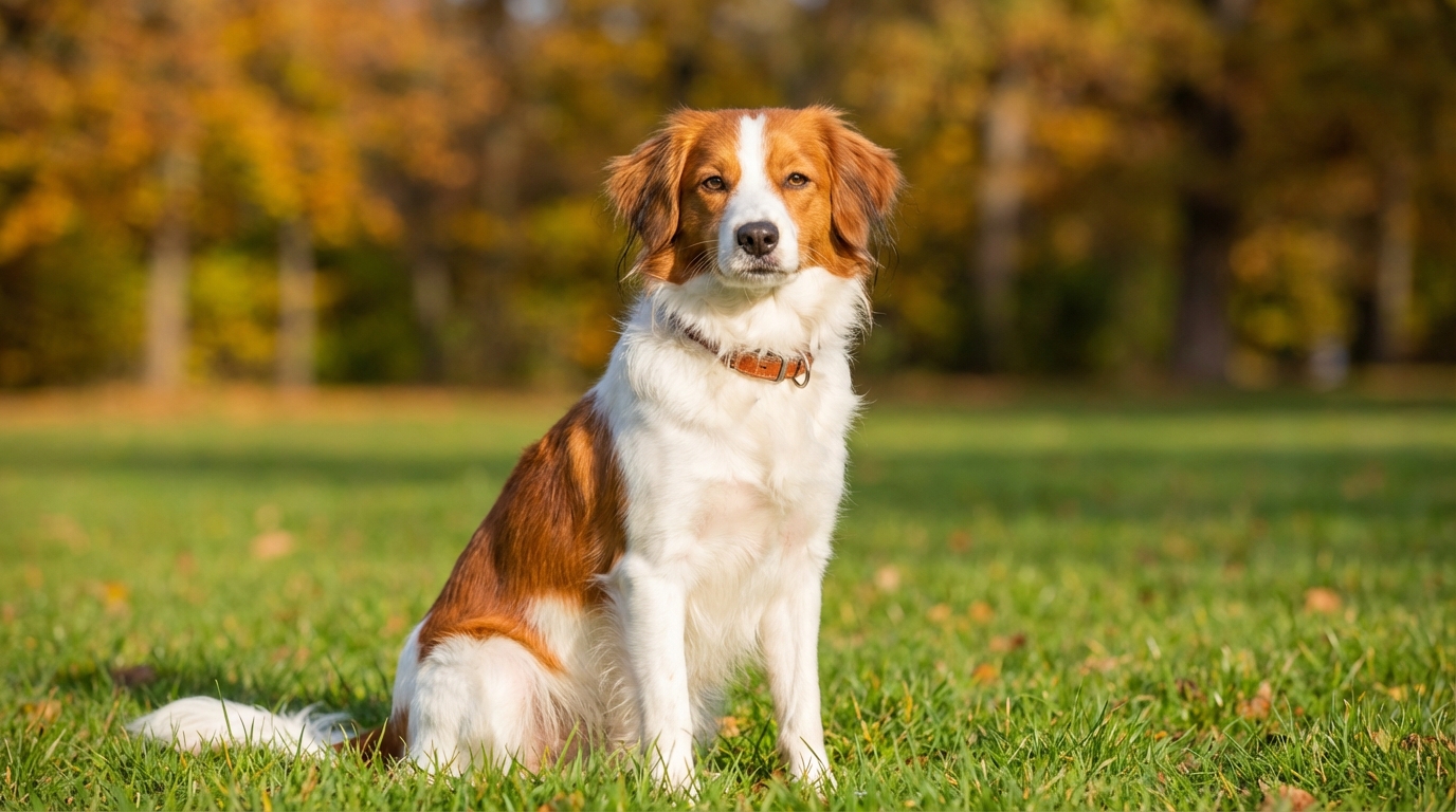 デコピンはオランダの狩猟犬「コーイケルホンディエ」です