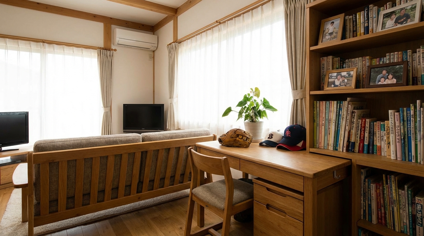 大谷翔平の部屋は、家族の絆を象徴する空間だった