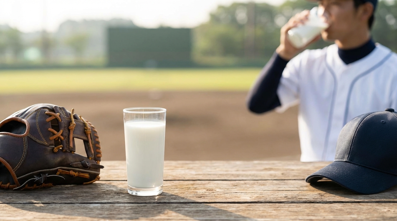 大谷翔平さんが実践した牛乳の活用は、成長期の栄養補給の最適解だということですね