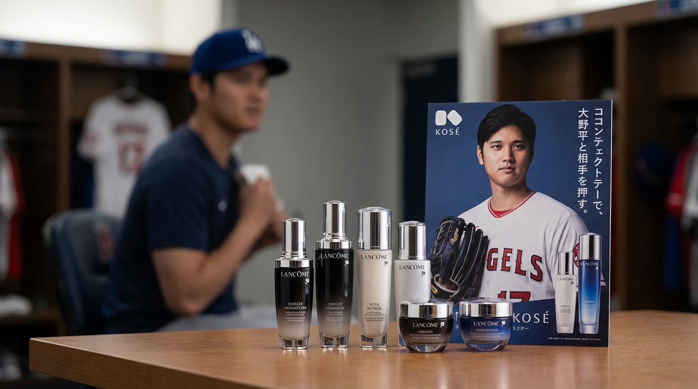 大谷翔平さんはランコムではなくコーセーと契約している