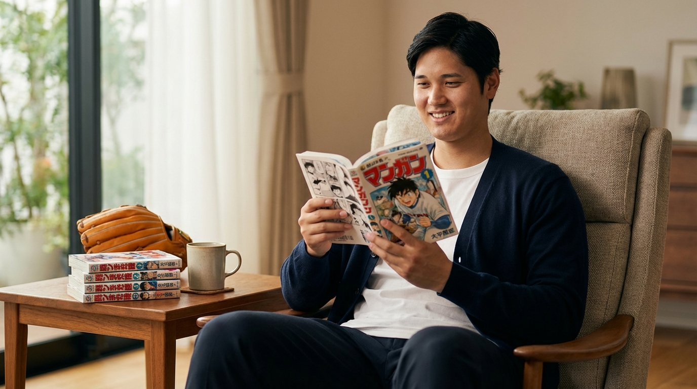 大谷翔平さんの漫画好きは、メンタルケアの重要な部分
