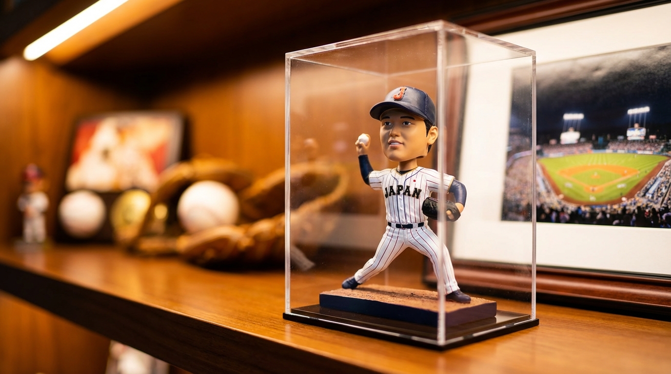 WBC関連のボブルヘッド販売は現在のところ限定的