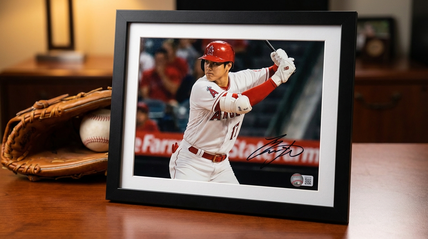 大谷翔平さんの直筆サイン写真はMLB公認の公式グッズです