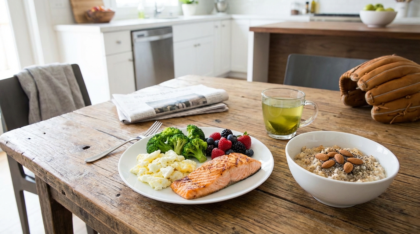 大谷翔平さんの朝食は高タンパク質・低脂肪が基本です