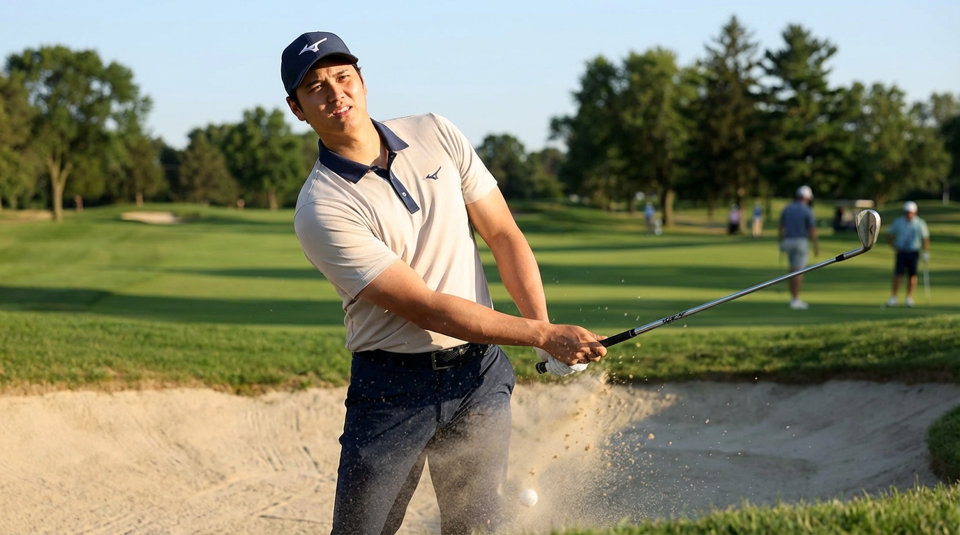 2023年に公開された映像から見える、意外と苦戦するゴルフの姿