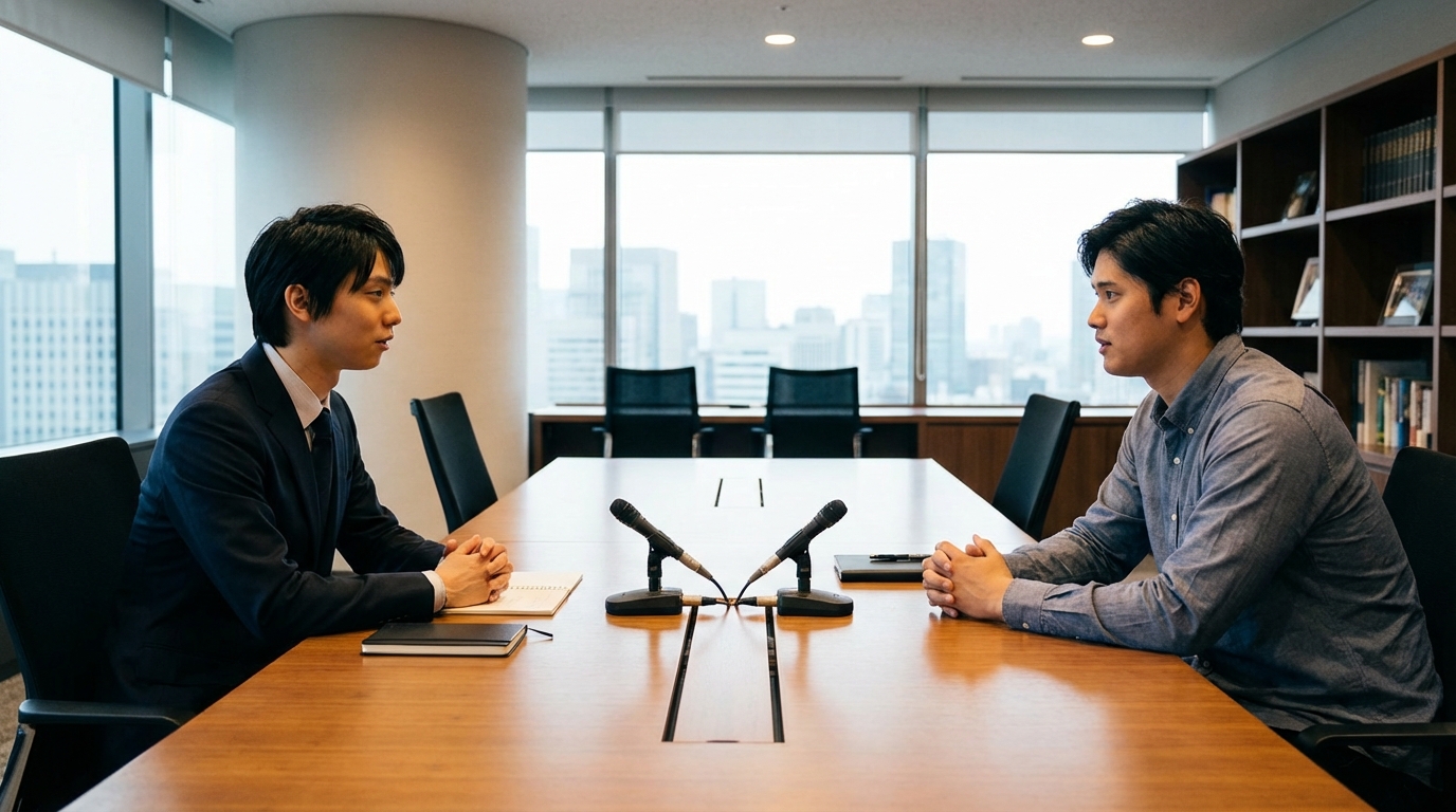 羽生結弦さんと大谷翔平さんは実際に対談している