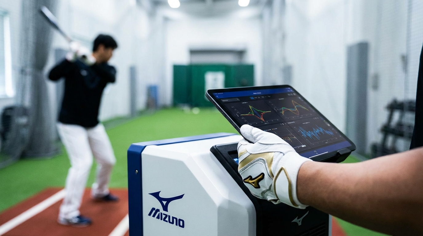 大谷翔平さんはミズノの公式スポンサーではないけれど、計測機器で関わっている