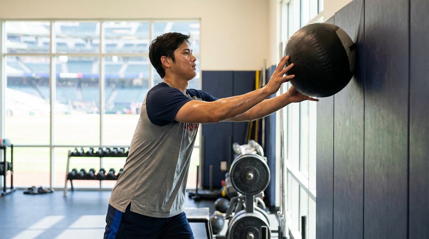 なぜメディシンボールのトレーニングは大谷翔平さんのようなトップアスリートに必要なのか
