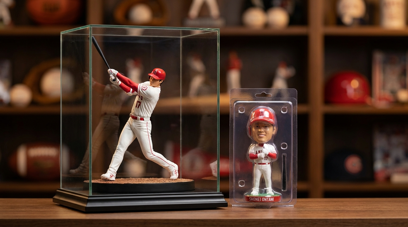 大谷翔平さんのフィギュアの価値は、素材・限定性・公式性で大きく変わります