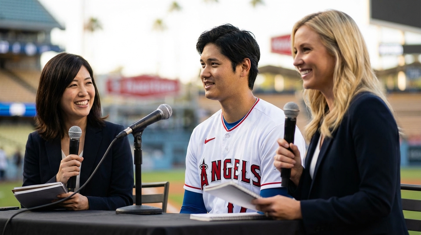 大谷翔平の美人リポーターはキルステン・ワトソンさんとエリカ・ウエストンさん