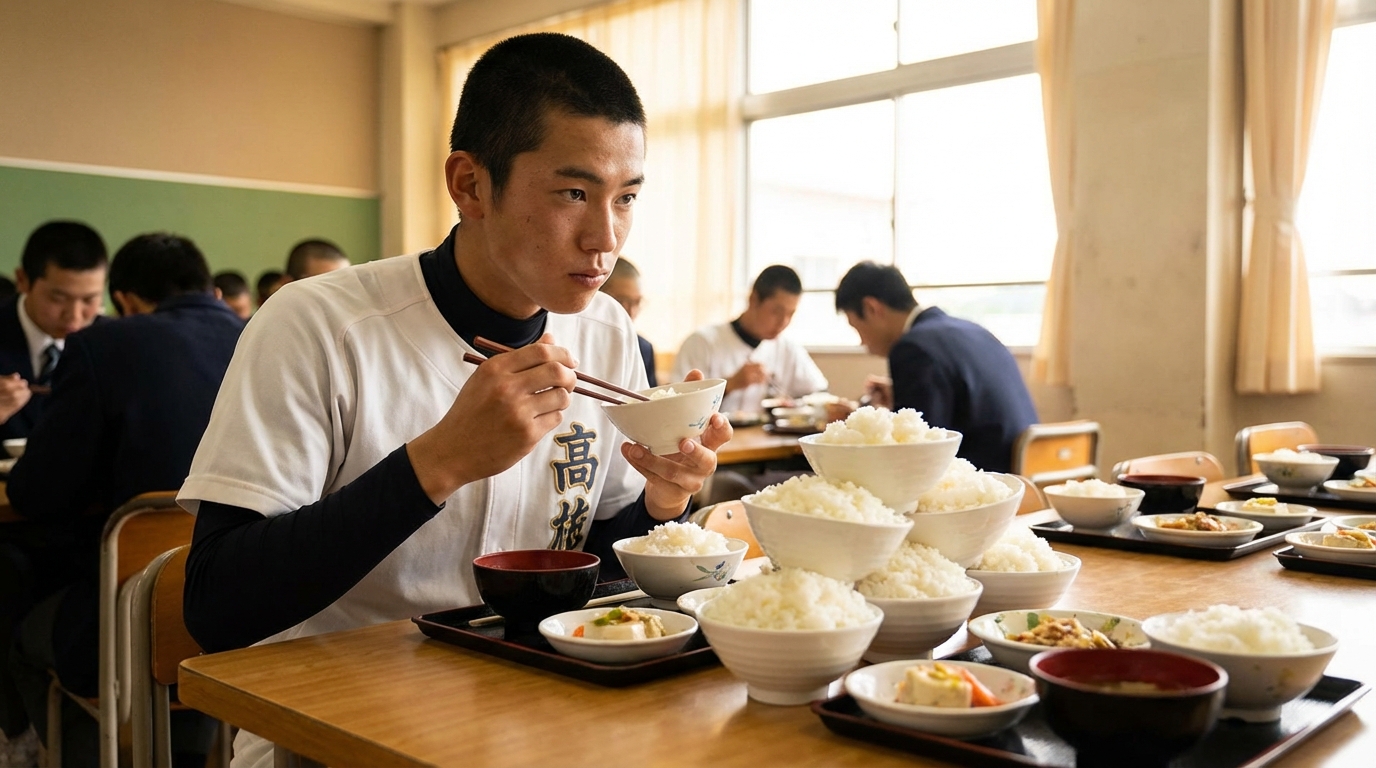 高校入学時は190cm超の細身だった大谷さん