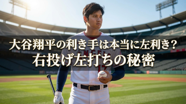 大谷翔平の利き手は本当に左利き？右投げ左打ちの秘密