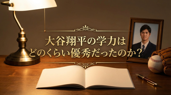 大谷翔平の学力はどのくらい優秀だったのか？