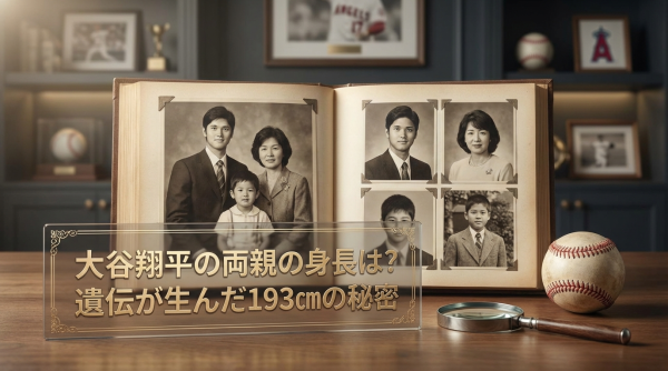 大谷翔平の両親の身長は？遺伝が生んだ193cmの秘密